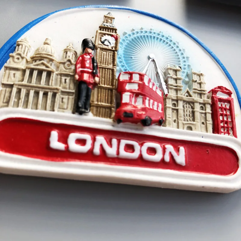 Magnetic Fridge Magnets Magnetic Sticker Magnetic Fridge Stickers Refrigerator Decor Country Fridge Magnets UK London Building World Travel Souvenir Magnetic Birthday Gift