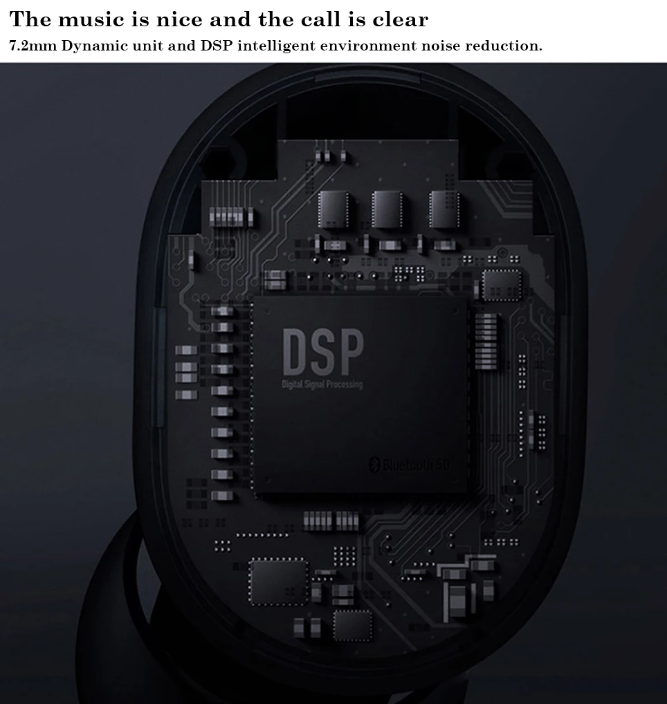 Оригинальные наушники Xiaomi Redmi Airdots Bluetooth 5,0 TWS True беспроводные стерео наушники с активным шумоподавлением