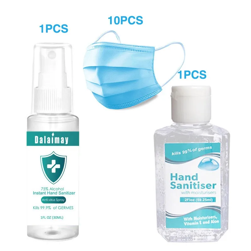 

10 pcs Masks House Disposable Hands-Free Water Disinfection Hand Sanitizer Portable Spray Sterilization Disinfection