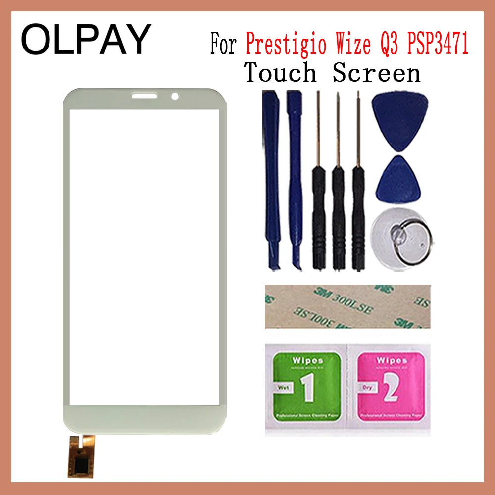 Мобильный телефон сенсорный экран 5," дюймов для Prestigio Wize Q3 PSP3471 DUO сенсорный экран запасная Передняя стеклянная панель