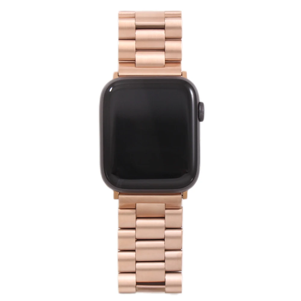 Ремешок для наручных часов Apple Watch, для детей 4, 5, 42 мм, 38 мм, версия 1/2/3 11 цветов металлический Нержавеющая сталь Ремешок Браслет ремешок для наручных часов iWatch серии 4 44 мм 40 мм - Цвет ремешка: 10MJ