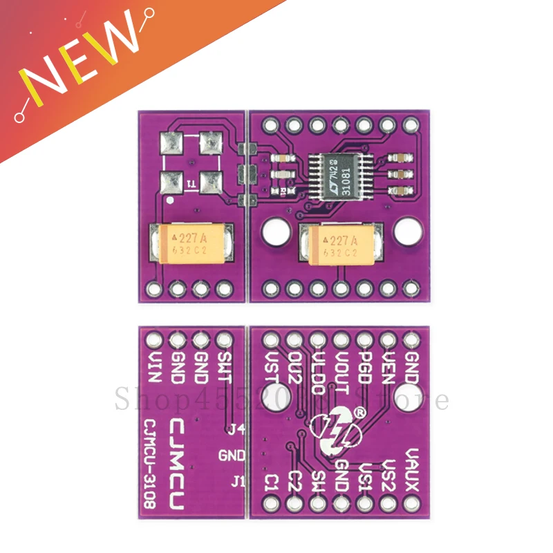 

1Pcs CJMCU-3108 LTC3108 -1 Ultra Low Voltage Boost Converter Power Manager Development Board