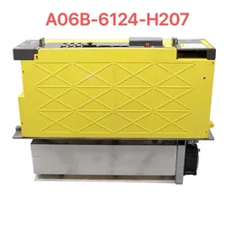 Amplificateur Fanuc 40 /40HV, A06B 6124 H207 Original testé Ok pour Machine système CNC, contrôleur de moteur utilisé très bon marché 