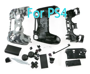

5pcs/sets FOR PS4 2.0 Full Housing Controller Shell Case Cover Mod Kit button For Playstation 4 2.0 Replacement Camouflage Camo
