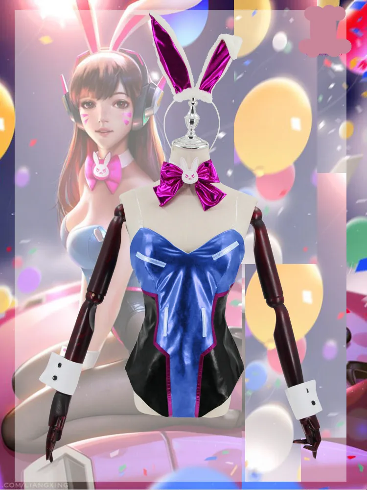 

The Game cos Hana Song 송하나 Bunny girl doujin cosplay costume ear props 2021