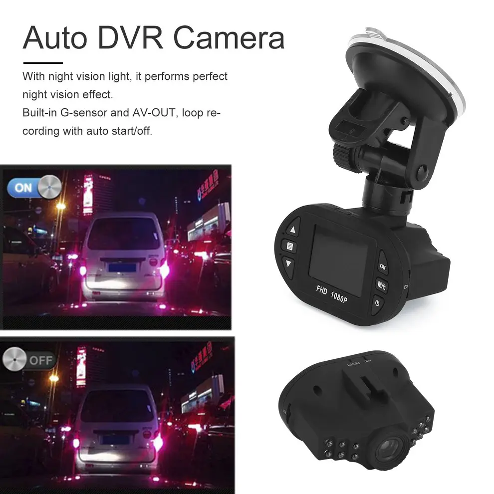 Автомобильный видеорегистратор с двумя объективами I1000 Full HD 1080P 2," TFT Dash Cam IR светодиодный светильник ночного видения H.264 вращающаяся линза видеорегистратор
