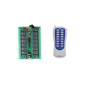 

Taidacent 16CH 12V Relay Board PCB Control Board with 12V Relays 433MHZ RF Remote Control 16 Channel Wireless Switch For Light