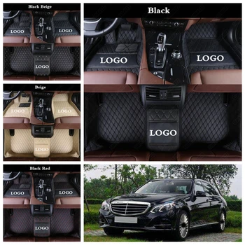 

Custom Leather Cars Foot Floor Mats for Mercedes Benz E Class E250 E280 E300 E350 E400 E500 E63 AMG W210 W211 W212 W213 E Series