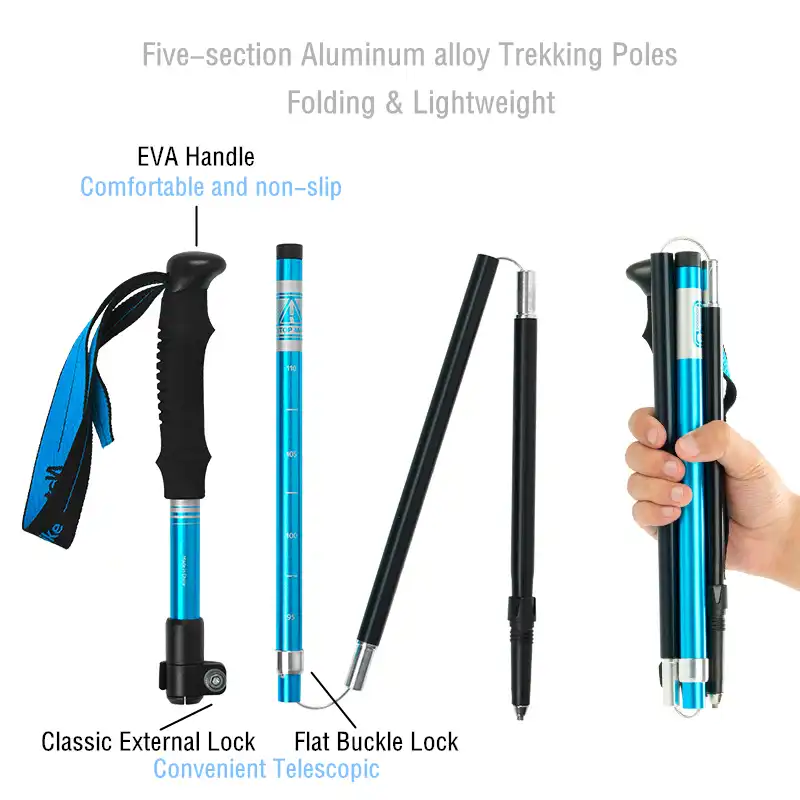 fold up walking poles