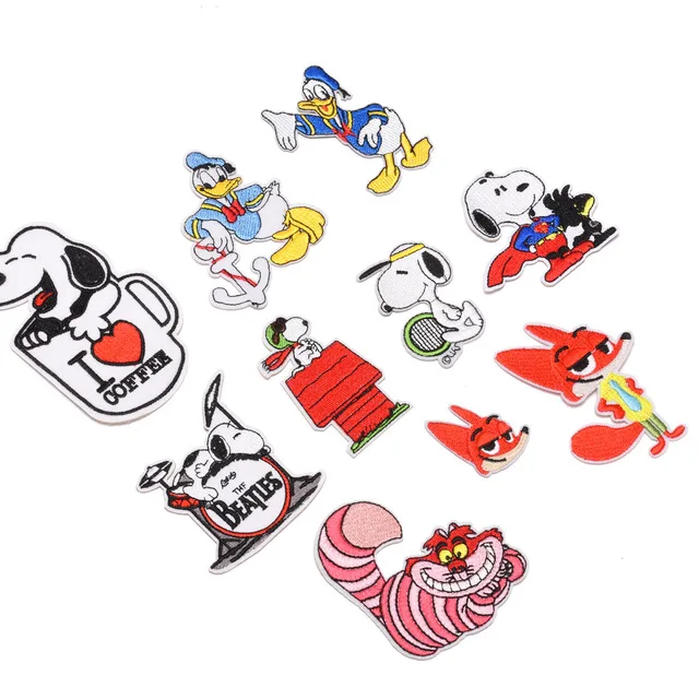 Cartoon embroidered patches1