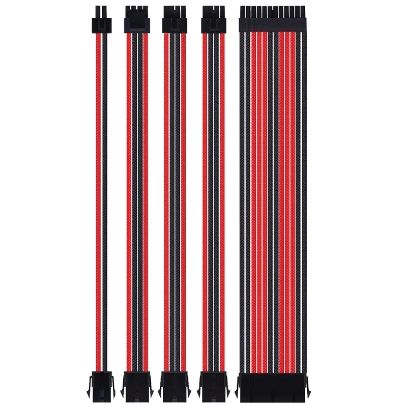 18awg em x extensão sleeved cabo kit