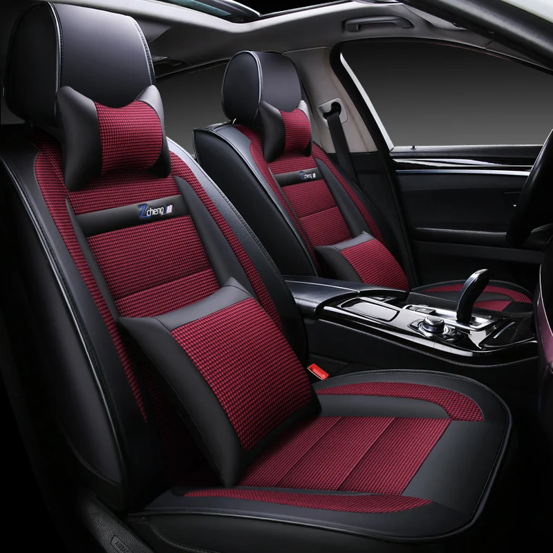 Car Seat Cover Covers Auto Interior Accessories for skoda octavia 1 2 3 a5 a7 octavia tour rapid sp