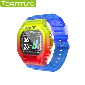 

Torntisc Smart Watch Men Women Heart Rate Blood Pressure Monitor Alarm IP68 Swimming Smartwatch for Apple Android Phone