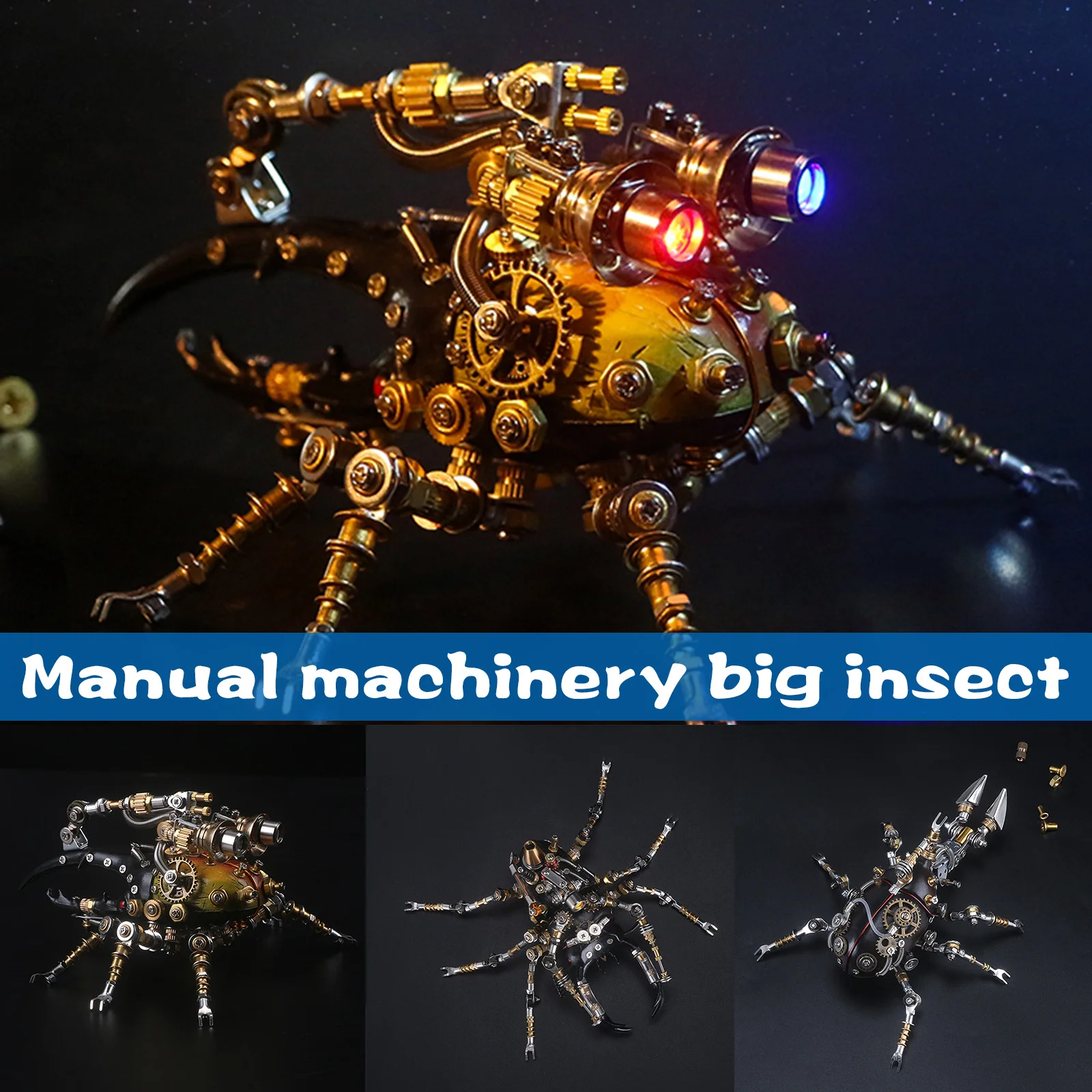 

Handcraft Mechanical Insect 3D Metal Puzzle DIY Handmade Decoration Desktop Decoration Metal Puzzle Decoration Model