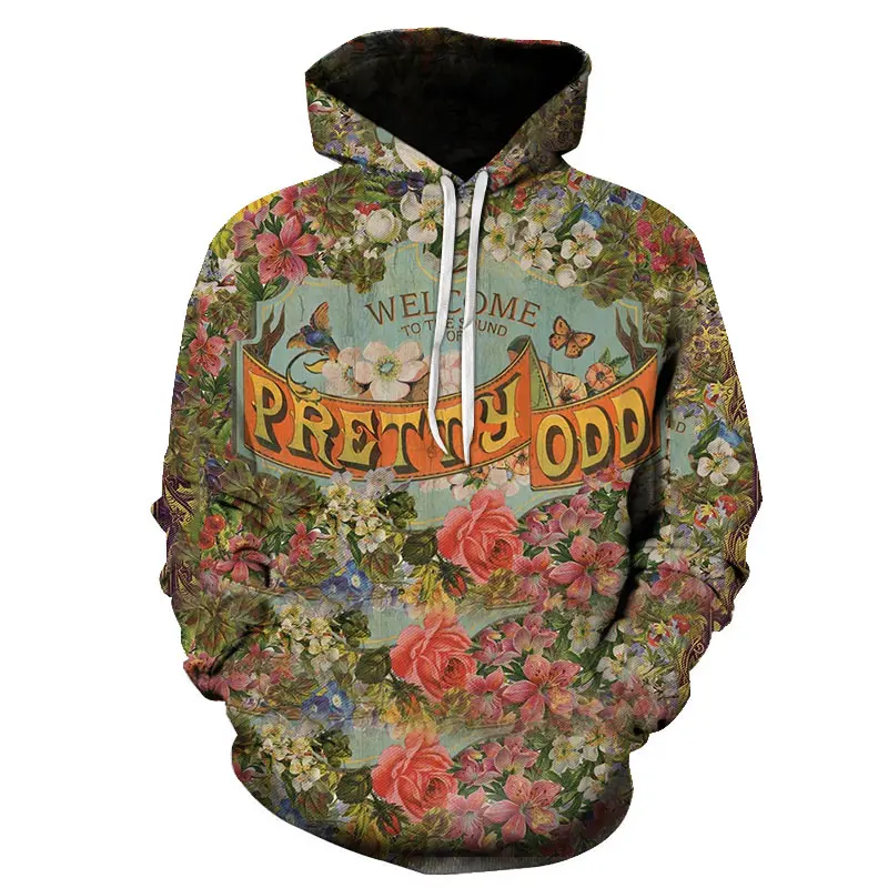 Hot New Design Flowers Hoodies Men/Women 3d Sweatshirts Digital Print Rosa Roses Floral Hooded Harajuku Hoodies Brand Hoody Tops