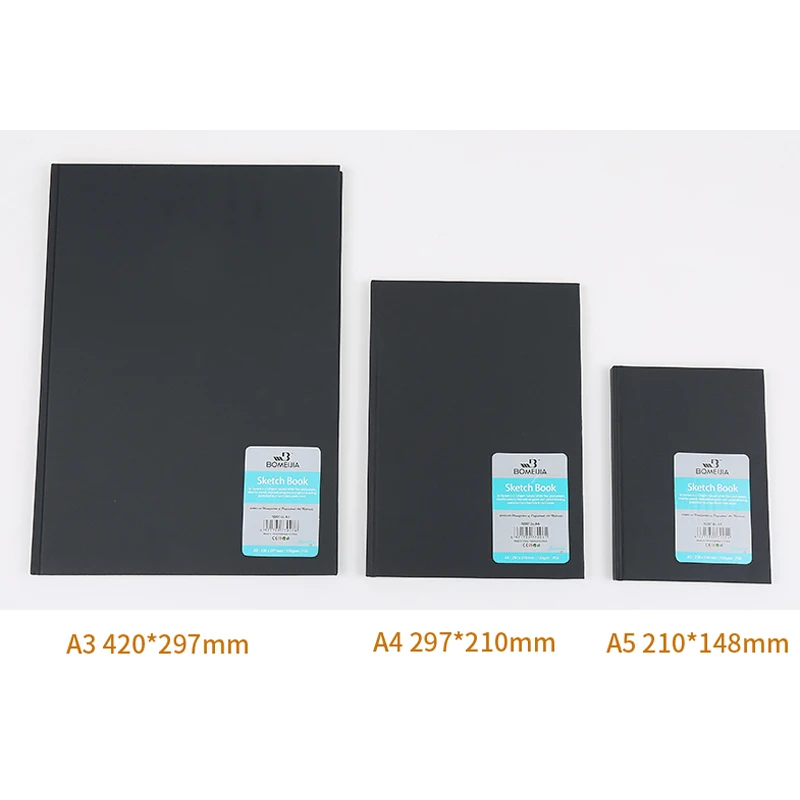 A4 A5 56sheets Sketch Painting Paper Book Sealing Glue Sketching Paper Notepad for Painting Drawing School Art Stationery Gift