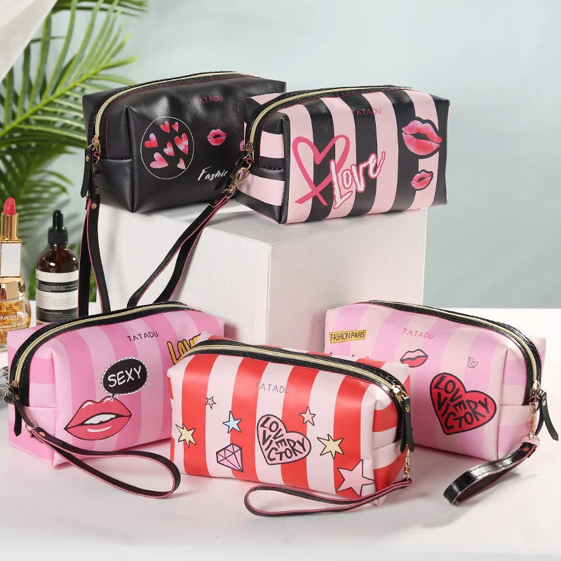 6 шт./партия, креативная косметическая сумка с распылителем, индивидуальная японская и Корейская Дамская Противоударная сумка, комбинированный комплект, сумка для стирки