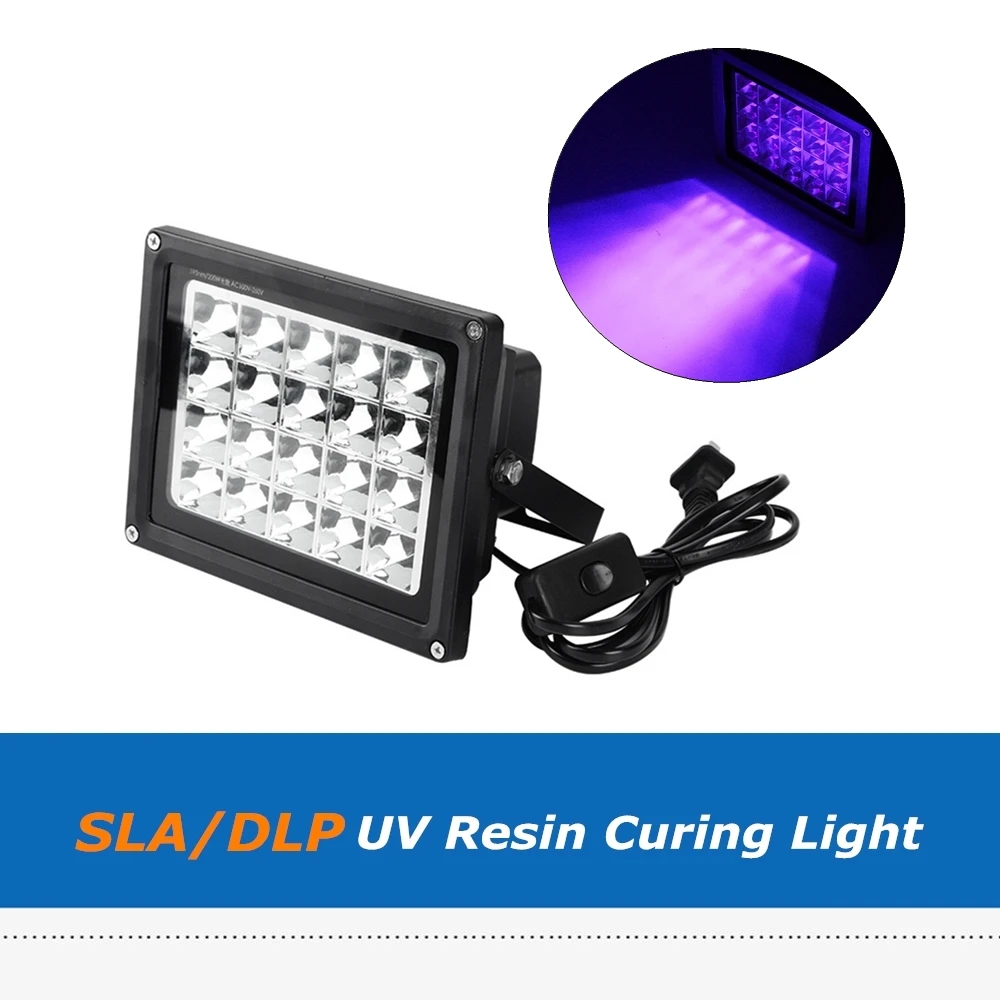 

1pc AC90-240V 200W 560nm UV LED Resin Curing Light Lamp for SLA DLP 3D Printer Parts