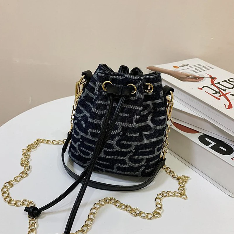 

OLSITTI Animal Pattern Small PU Leather Bucket Bags for Women 2020 Women's Trending Chain Crossbody Shoulder Handbags Bag