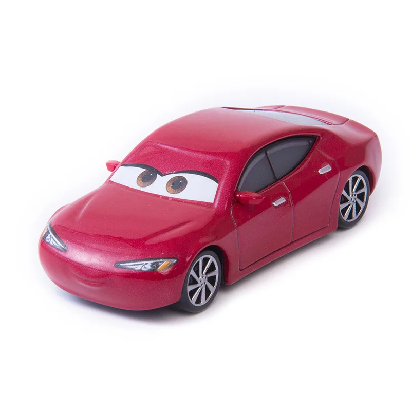 Автомобили disney Pixar Cars 3 новая молния McQueen Jackson Storm Ramirez Mater 1:55 литая под давлением металлическая модель автомобиля игрушка детский подарок - Цвет: Red