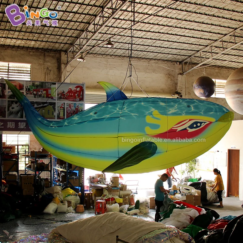 HOT SALES 7m length inflatable kraken model monster fish decoration custom made giant hanging clown fish