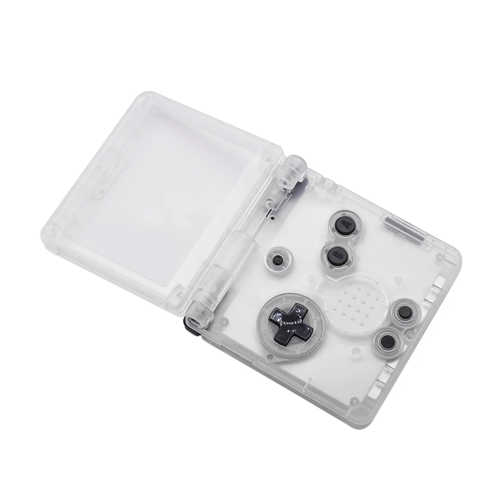 Замена прозрачный корпус оболочка Лицевая панель чехол запасные части для nintendo Gameboy Advance SP GBA SP консоль