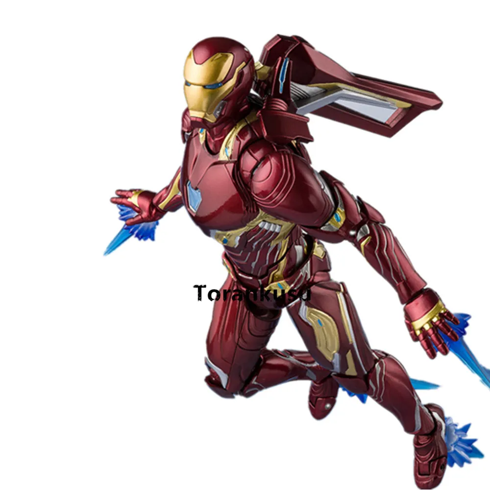 Мстители Endgame Ironman MK50 Nano Костюмы Набор оружия ПВХ фигурка Tony Stark Мстители 4 Подвижные модели игрушки; Железный человек фигурка