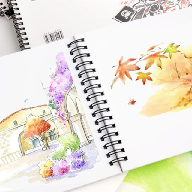 A5 Sketchbook for Watercolor Notebook Painting Hard Cover Travel Cuaderno  Drawing Note Book Libreta Stationery Notepad Planner - AliExpress