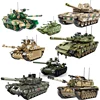 Military tank sets ww2 germany us T34 model building blocks bricks kits army world war 2 1 i ii panzer vehicle technic armored ► Photo 1/6
