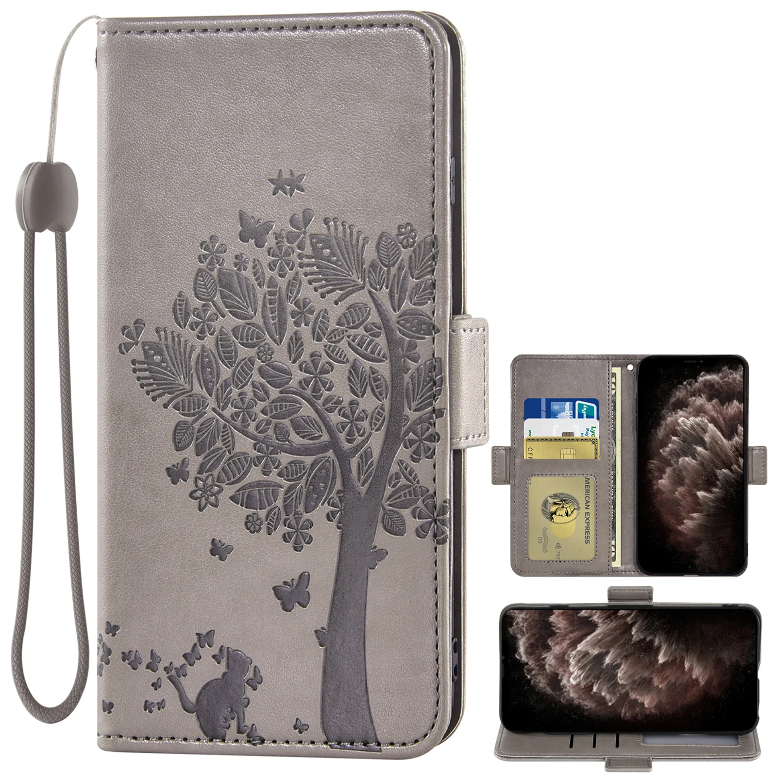 

Flip Cover Leather Wallet Phone Case For Tecno Pova 2 LE7 Spark 6 Go 2020 5 Air Infinix Smart 5 Hot 10 Lite X657 Phantome X 6Air
