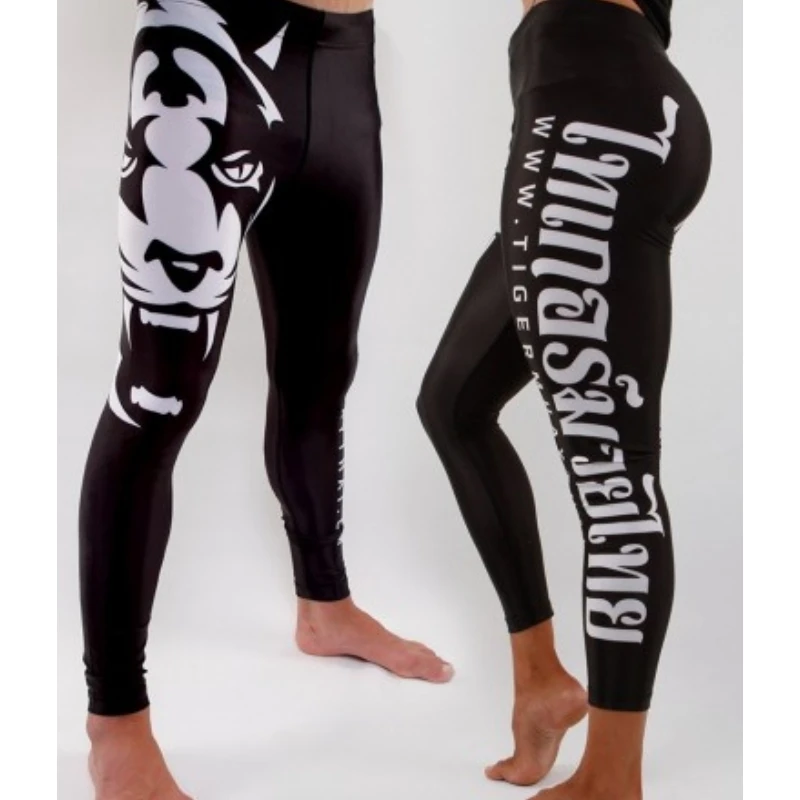 Мужские боксерские дышащие и удобные облегающие брюки Tiger muay thai top king шорты для