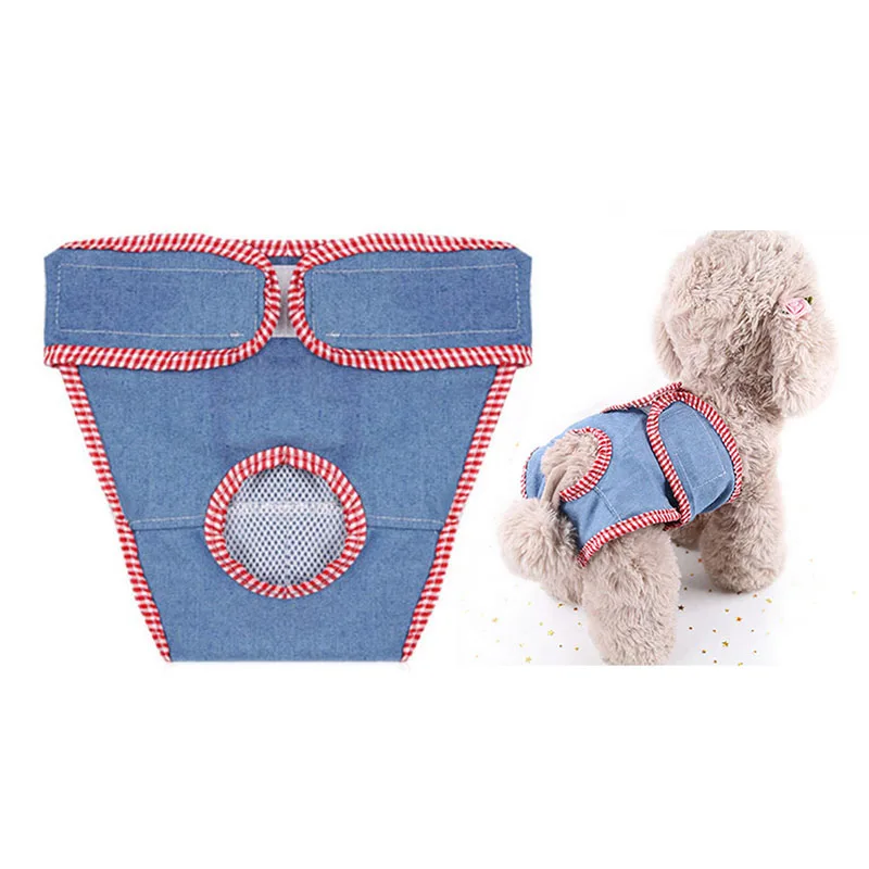 

Dog Diapers Adjustable Male and Female Dog Diapers with Elastic Waist Washable Reusable Pet Diapers for Small Medium Large Dogs