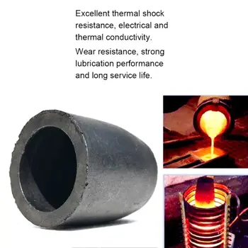 

1-5kg Foundry Clay Graphite Crucibles Black Cup Furnace Torch Melting Casting Refining Gold Silver Copper Brass Aluminum