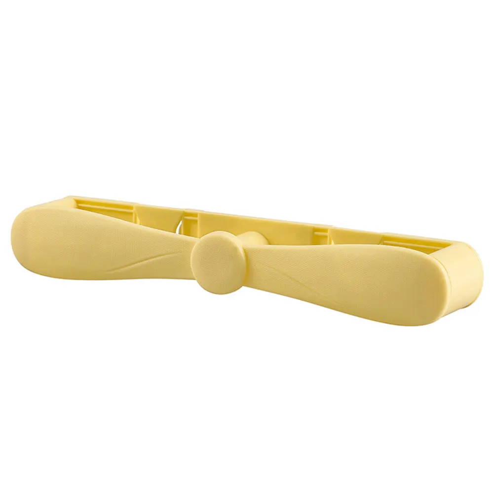 Yellow Полка-держатель для обуви для ванной комнаты, растягивающиеся тапочки, настенный практичный нетоксичный органайзер, многоцелевой - Цвет: Yellow