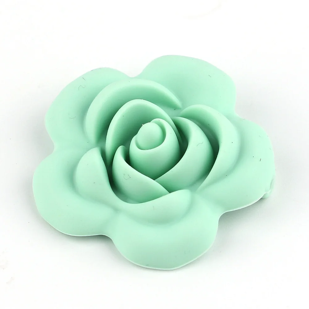 3 шт./лот, Прорезыватель для зубов, соска, пищевые силиконовые скобы, мини игрушки, бусы, цепочка для прорезывателя, Силиконовые Прорезыватели для зубов, класс жемчуга - Цвет: 28