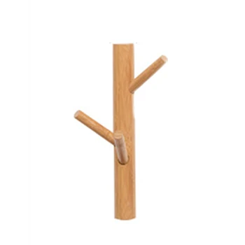 

Wood Coat Hat Hooks Wall Mounted Tree Branch Coat Rack for Hanging Hat Key Bag Towels Rustic Decorative Wooden Hooks _WK