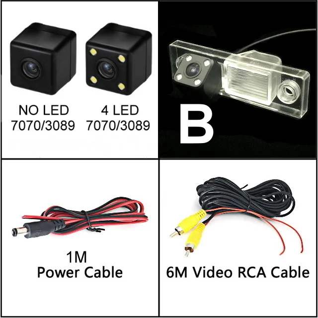 B Wire n Camera Для Chevrolet Aveo Optra Lacetti Captiva Orlando Epica Cruze Takuma Автомобильная камера заднего вида для парковки ночного видения - Название цвета: B Wire n Camera