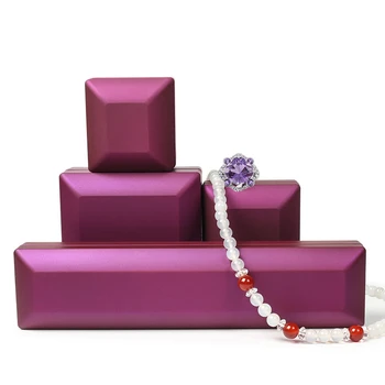 

Engagement jewelry box with LED lights wedding ring box holiday birthday jewelry necklace display gift box pendant premium