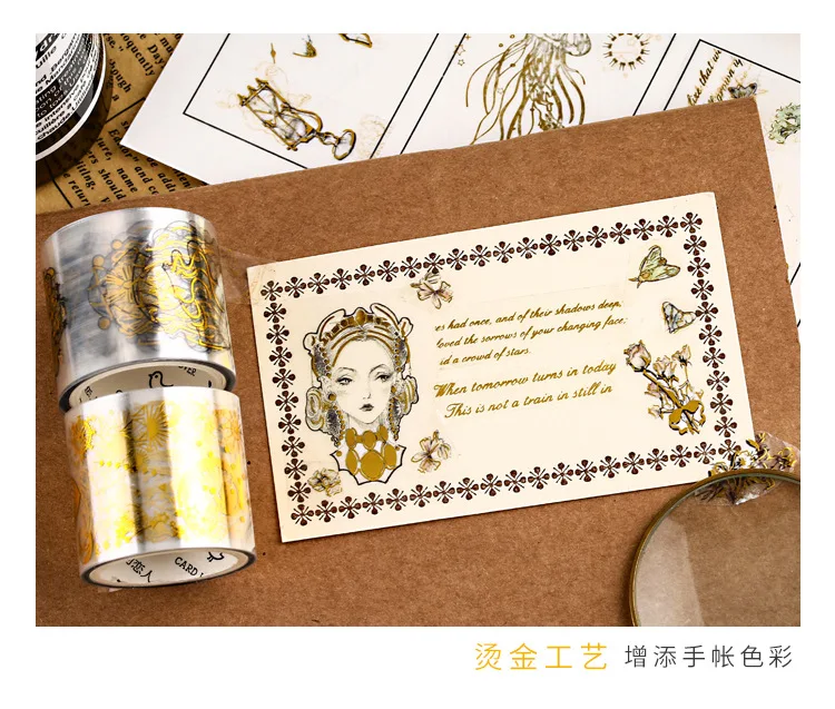 1 компл./лот клейкая лента из рисовой бумаги с помощью кончиков пальцев поэзия, декоративные клеящаяся Скрапбукинг DIY Бумага японского наклейки для автомобиля