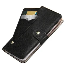 Business Natural Leather Wallet Phone Case Standing Cover For font b ZTE b font font b