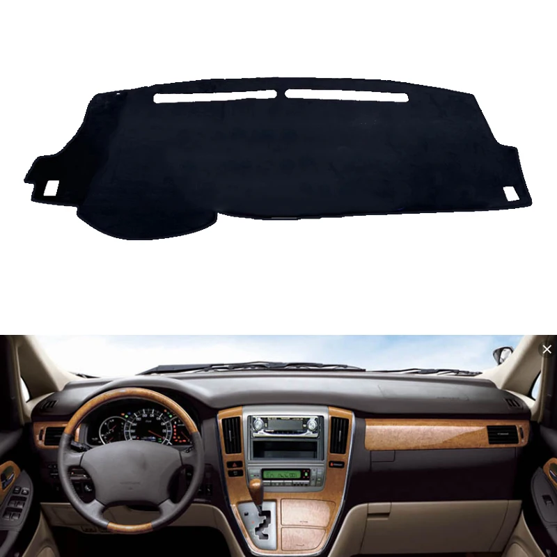 Для Toyota Alphard 2002 2003 2004-2007 коврик для приборной панели защитный коврик тенты Подушка интерьерная наклейка Аксессуары для стайлинга автомобилей