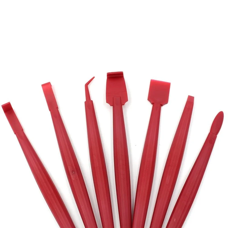 Razor Blade Scraper Car Wrapping Tools Vinyl Squeegee Window Tinting Squeegee Window Scraper Tool Automotive Film Tools Scraper Tool Kit Window Scraper Razor Blade Scrapers Car Film Scraper 7Pcs Scraper Tools for Car Accessories Squeegee Vinyl Wrap Film Edge-closing Tool
