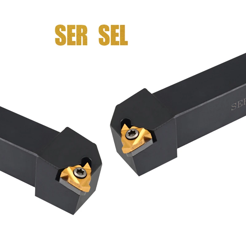 

SER1212H16 SER2020K16 SER2525M22 CNC Lathe Machining Cutter External Threaded Tools Threading Toolholders Thread Turning Holder