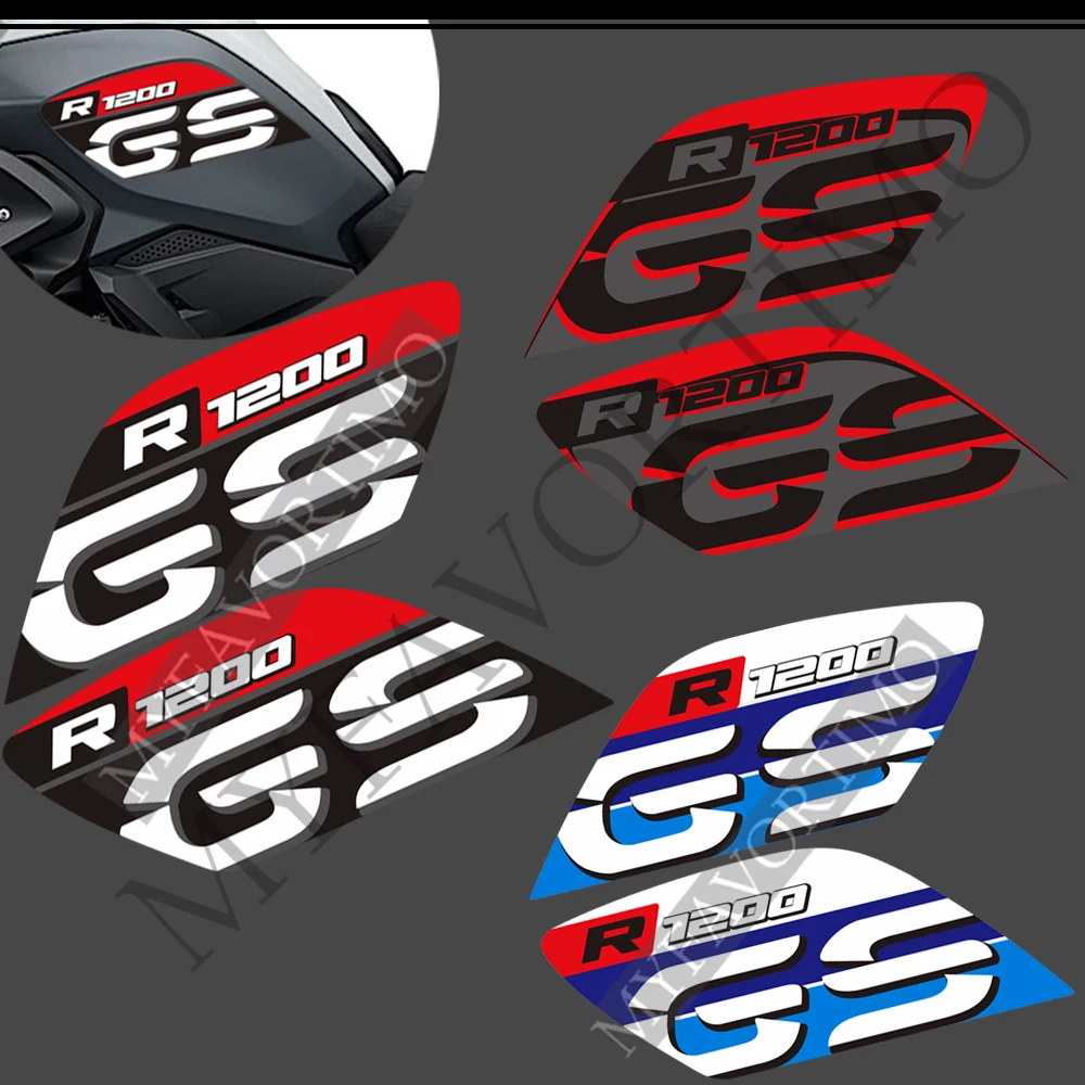 Tank Pad Stickers For BMW R1200GS R1200 R 1200 GS LC Rallye Rally Extension Extender Fairing Fender Decal Adventure Protection