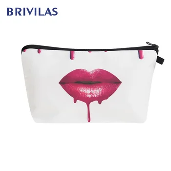 

Brivilas cartoon cosmetic bag unicorn women travel storage makeup bag wash fashion printing toiletry bag make up phone purse