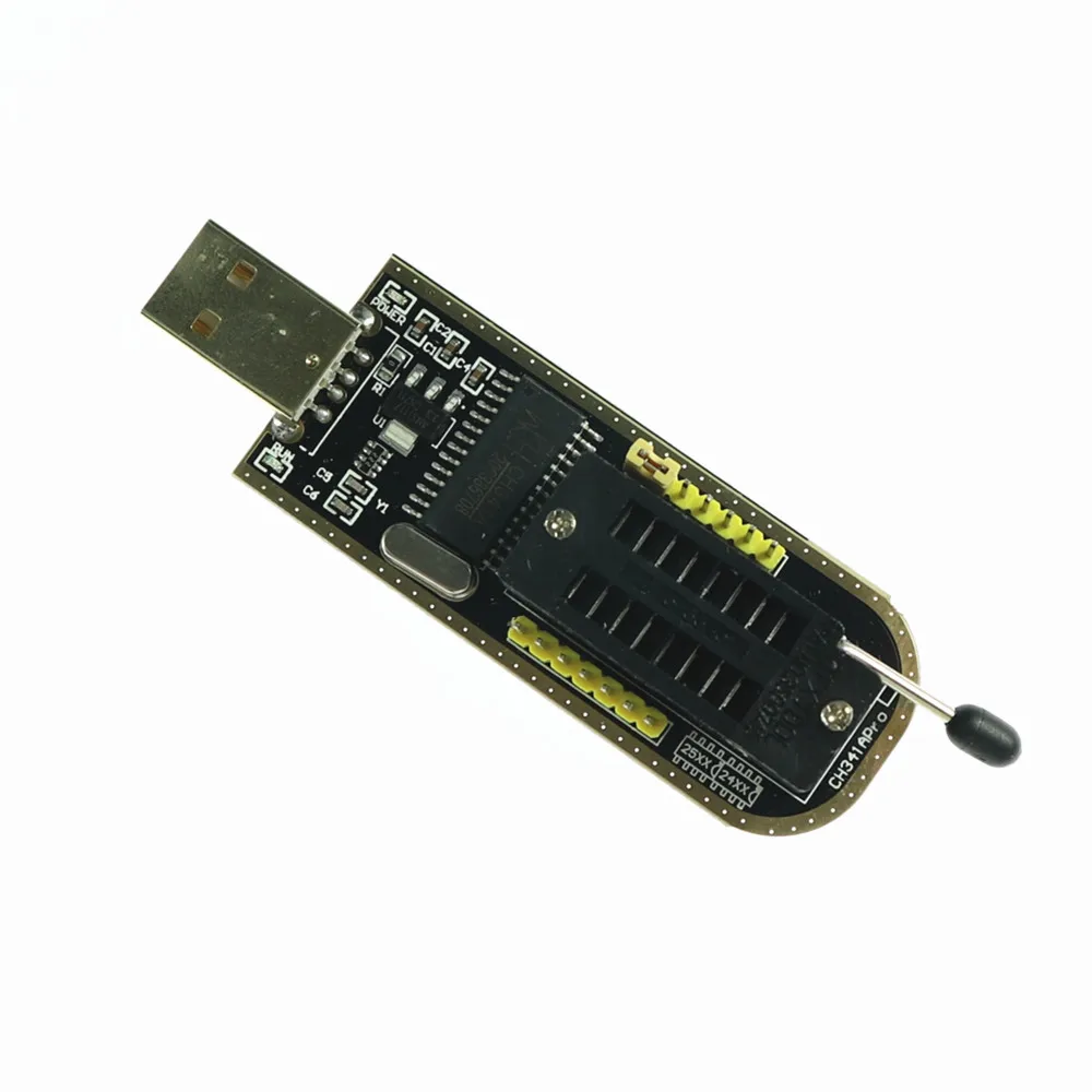 USB программатор CH341A CH341 24 25 серия EEPROM Flash BIOS с программным обеспечением и