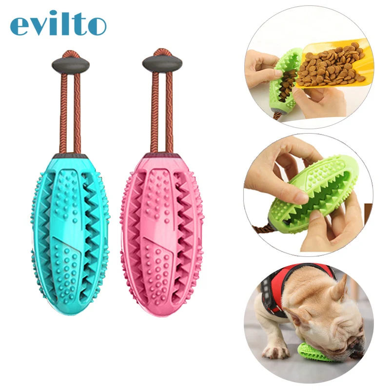 

Pet Toothbrush Dog Interactive Chew Toy Rubber Treat Dispensing Ball Bite-Resistant Puppy Teeth Cleaning Stick Pet Dog Toys
