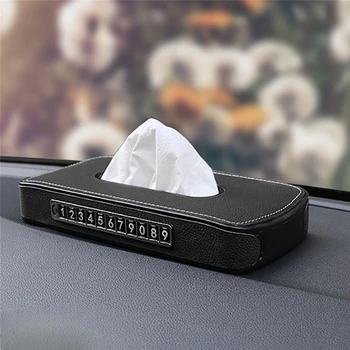 

Universal Car Sun Visor Tissue Box Cover Case For Paper Napkin Auto Styling Organizer Accessories