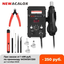 

NEWACALOX 858D 700W EU/US 100-500 Degree Hot Air Rework Station Thermoregul LED Heat Gun Blow Dryer for BGA IC Desoldering Tool