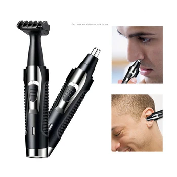 

2 in 1 Rechargeable Hair Ear Nose Beard Trimmer Electric Shaver Set